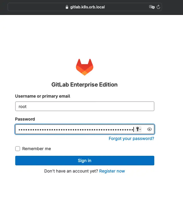 gitlab-root-login