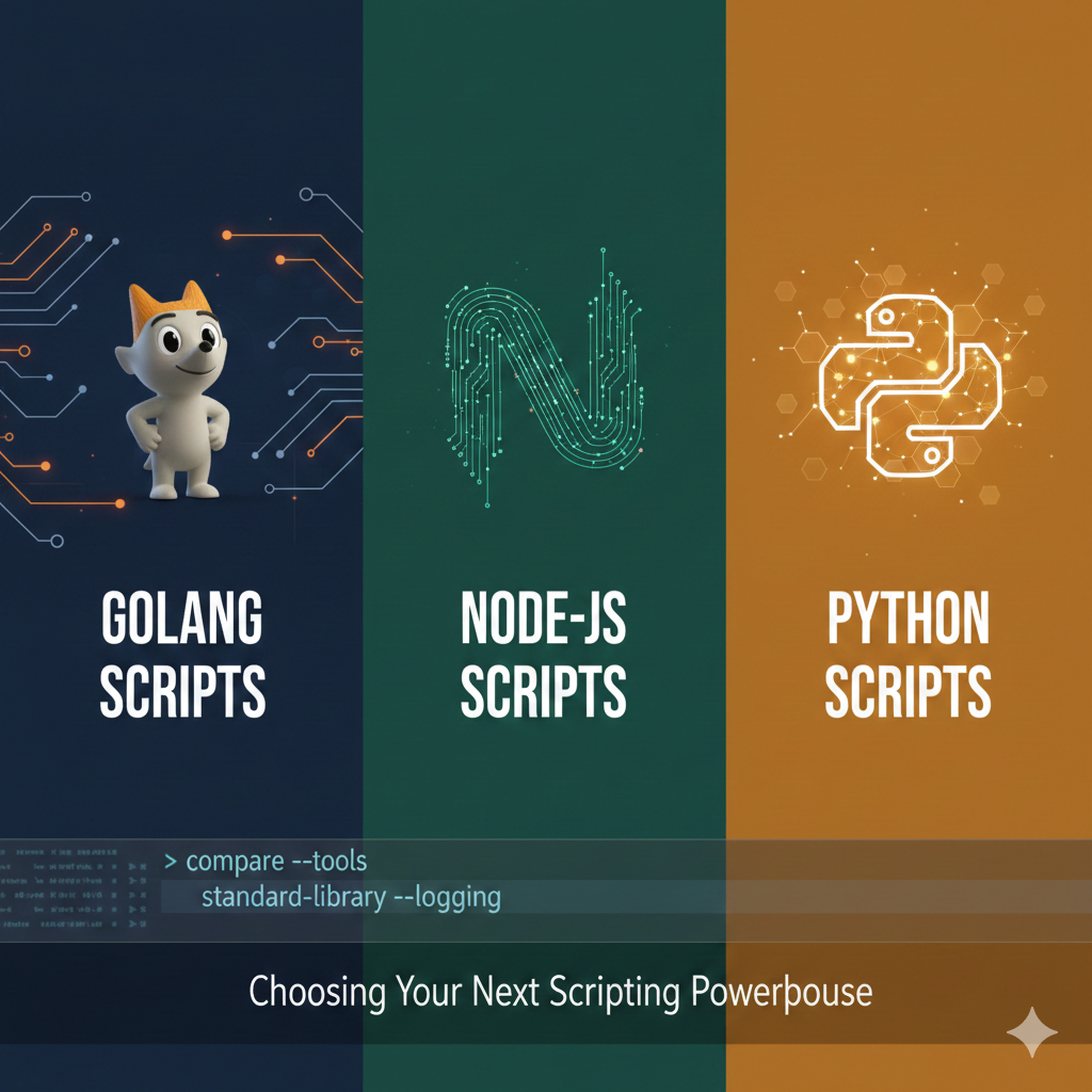 Scripting beyond Bash: When to switch to Python, Go, or Node.js